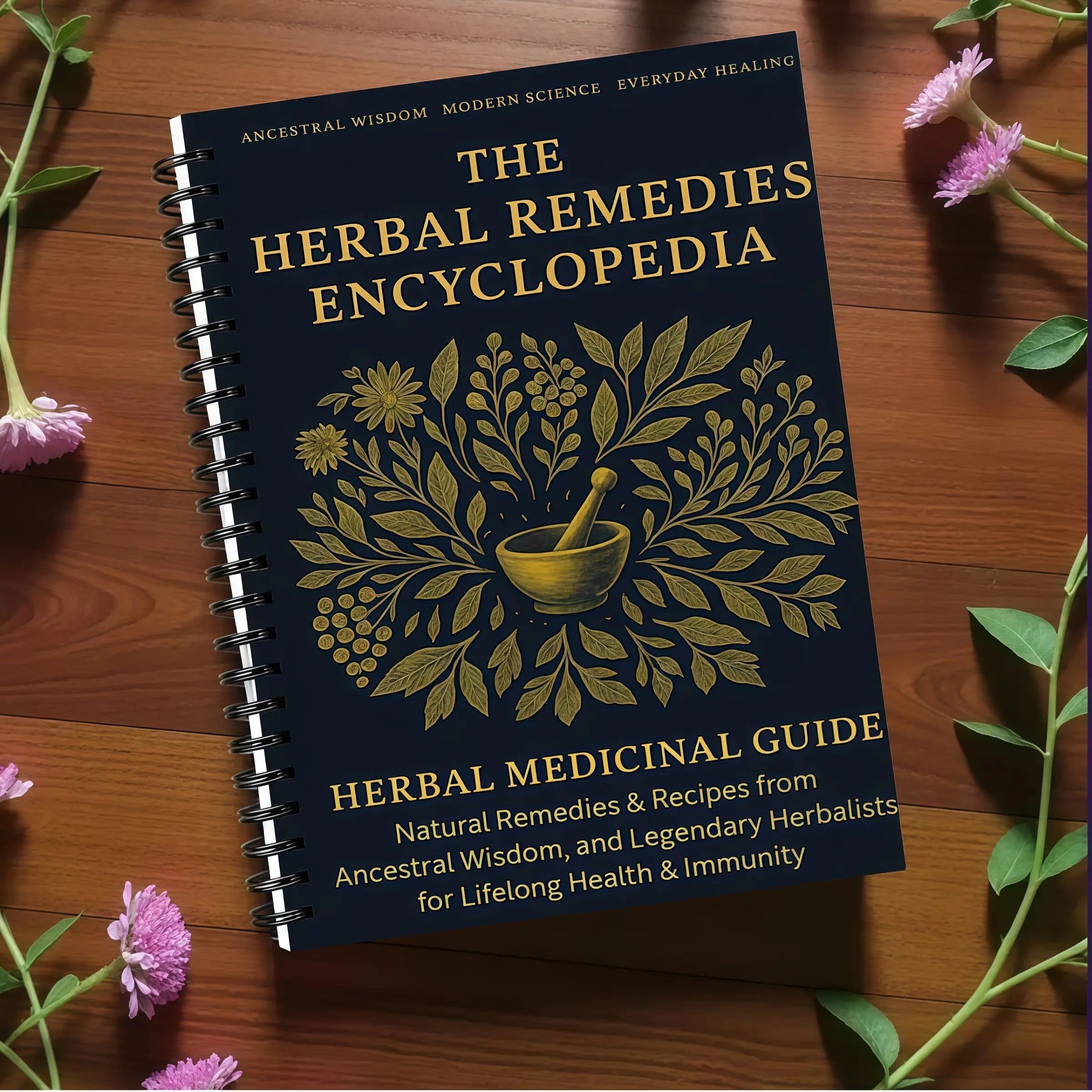A5 Herbal Encyclopedia Notebook, Plant Introduction & Health Tips, Homeopathy, Herbal Making Guide, Herbal Remedies, Herbal Medicinal Guide, Botanical Reference Book, Comprehensive Guide